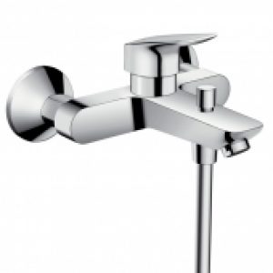 hansgrohe Logis – Mitigeur monocommande de bain avec 2 sorties chrome