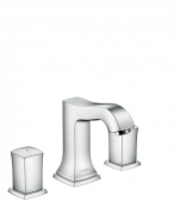 hansgrohe Metropol Classic – Mitigeur de lavabo 3 trous 110 avec garniture de vidage chrome