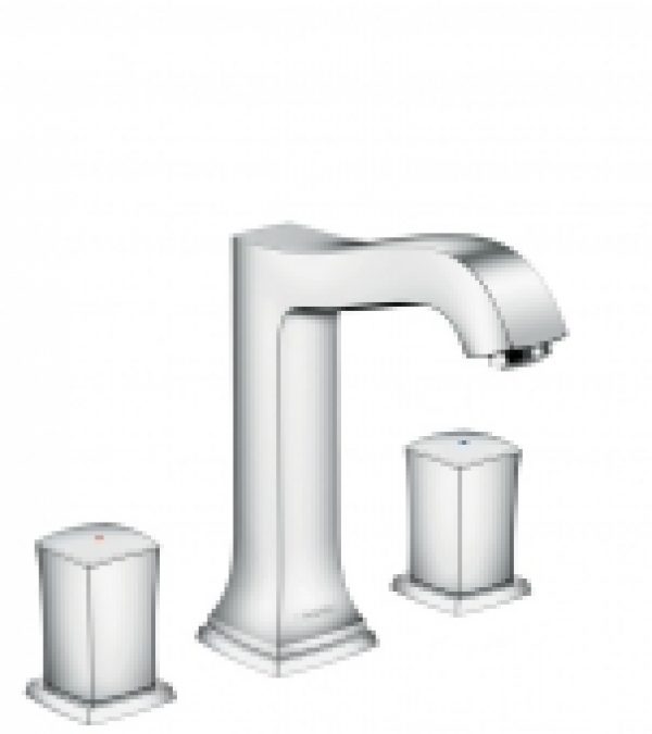 hansgrohe Metropol Classic – Mitigeur de lavabo 3 trous 160 avec garniture de vidage chrome