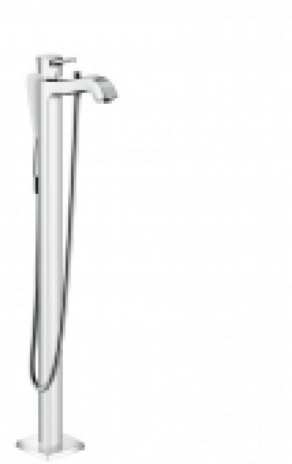 hansgrohe Metropol Classic – Mitigeur monocommande bain pour montage au sol avec 2 sorties chrome