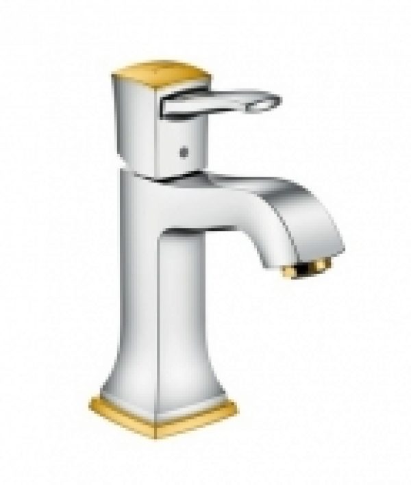 hansgrohe Metropol Classic – Mitigeur monocommande lavabo 110 avec garniture de vidage chrome / or
