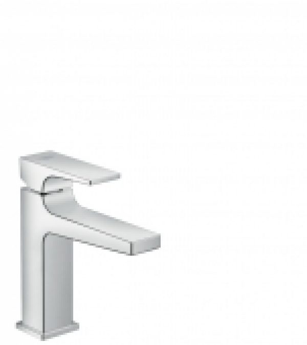 hansgrohe Metropol – Robinet monofluide 100 avec bonde de vidage Push-Open chrome