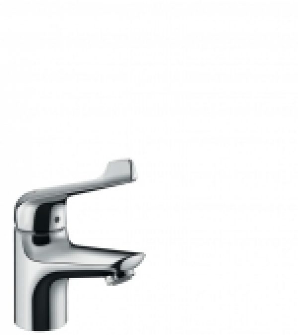 hansgrohe Novus Care – Mitigeur monocommande lavabo 70 avec poignée extra-longue avec garniture de vidage chrome