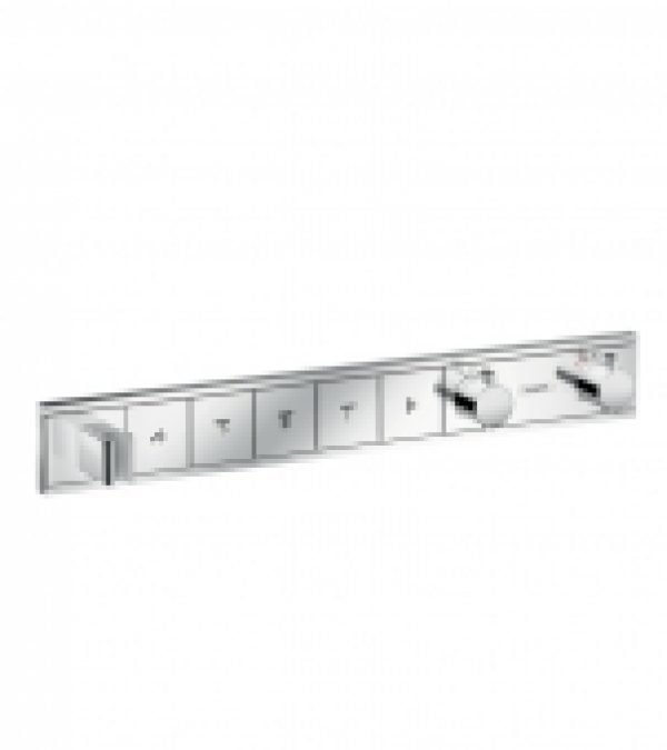 hansgrohe RainSelect – Façade pour mitigeur thermostatique douche pour 5 sorties chrome