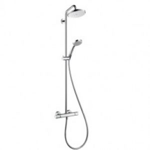 HANSGROHE Showerpipe Croma 220 AIR EcoSmart Chromé 27188000