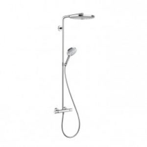 HANSGROHE-Showerpipe Raindance Select S 300 2 jets – Chrome