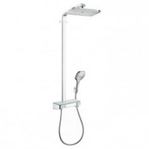 HANSGROHE-Showerpipe Raindance Select ShowerTablet E 300 1 jet – Chrome