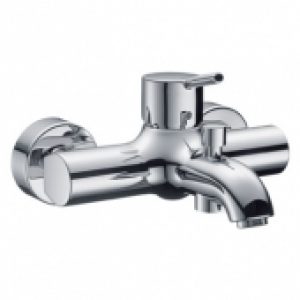 hansgrohe Talis S – Mitigeur monocommande de bain avec 2 sorties chrome