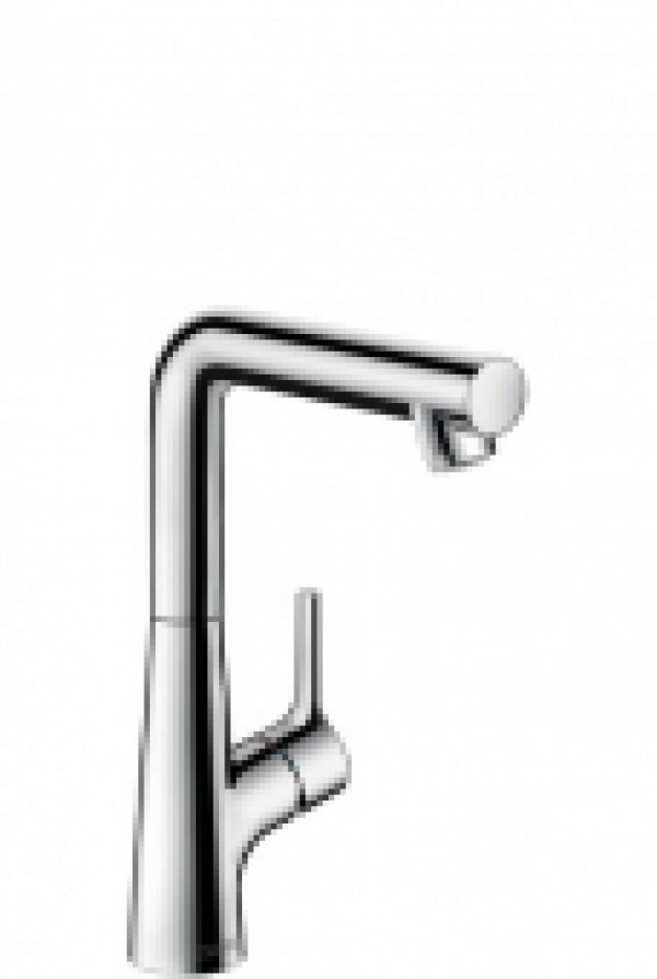 hansgrohe Talis S – Mitigeur monocommande lavabo 210 avec bec orientable avec garniture de vidage chrome