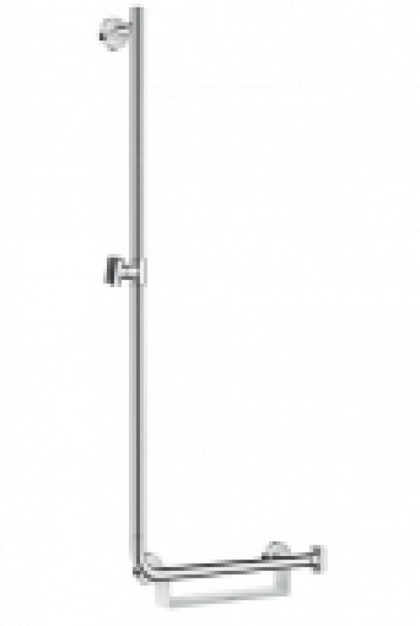 hansgrohe Unica Comfort  – Brausenstange 1100 mm Haltegriff rechts weiß / chrom