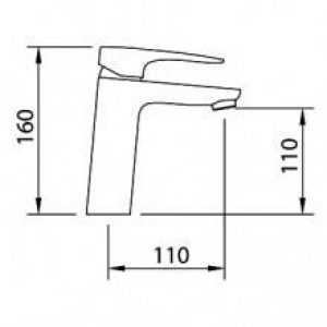 Haut robinet de lavabo Bahama