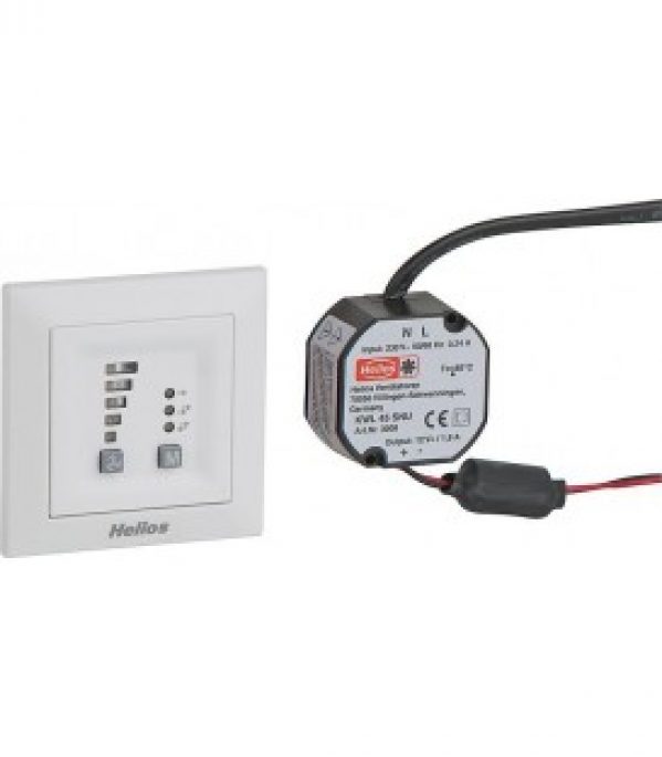 Helios KWL 45 STS encastré commande pour comtage sur boîtier encastré