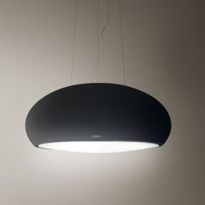 Hotte cuisine Elica suspendue SEASHELL noir mat 80cm