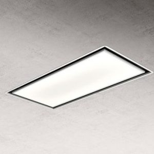 Hotte cuisine plafonnier SKYDOME Elica coloris blanc H30