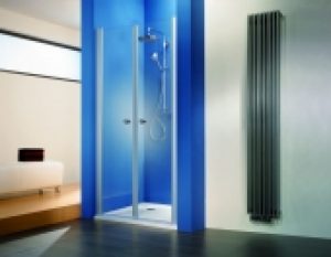 HSK – Porte battante niche, 41 chrome-look 1000 x 1850 mm, 50 ESG lumineuse et claire