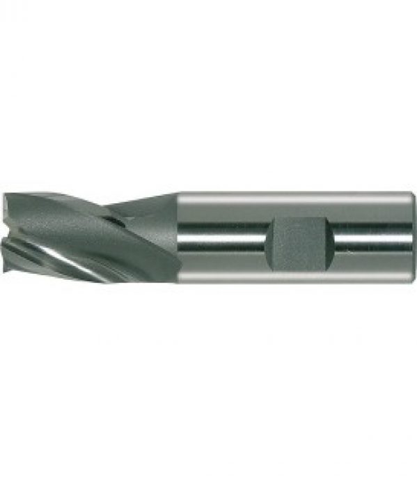 HSS-ECo8 Fraise a rainurer forme N 14,0mm blanc court