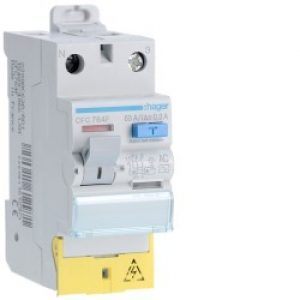 ID 2P 63A 300mA AC borne déc. – INTER DIFF BIPOLAIR  HAGER CFC764F