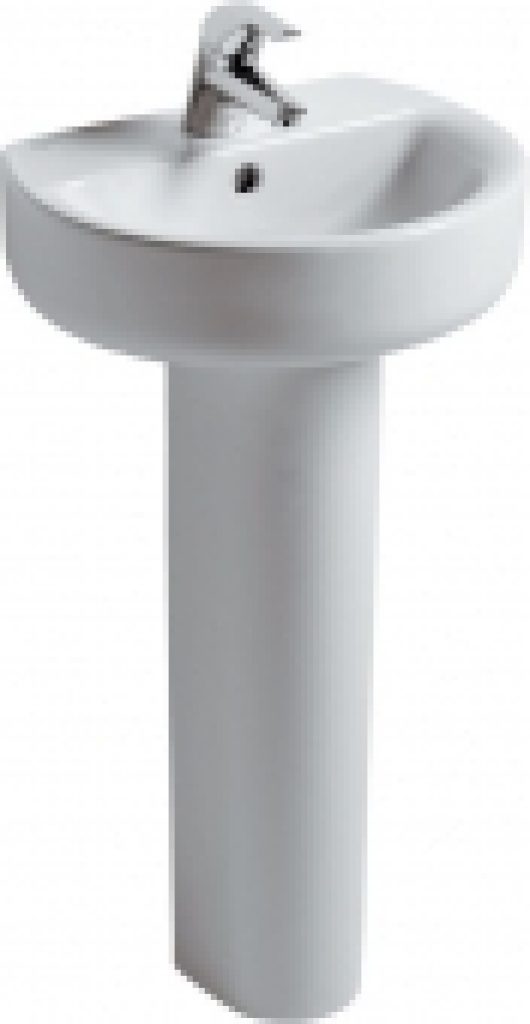 Ideal Standard Connect – Lave-mains 450×360 blanc sans revêtement