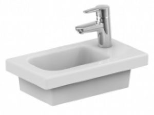 Ideal Standard Connect Space – Lave-mains 450×450 blanc sans revêtement