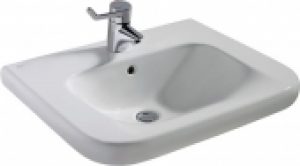Ideal Standard Contour – Lavabo  600×550 blanc sans revêtement