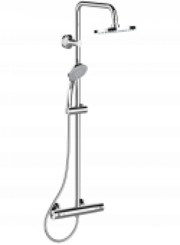 Ideal Standard Idealrain – Système de douche avec thermostatique mitigeur CeraTherm 60 chrome