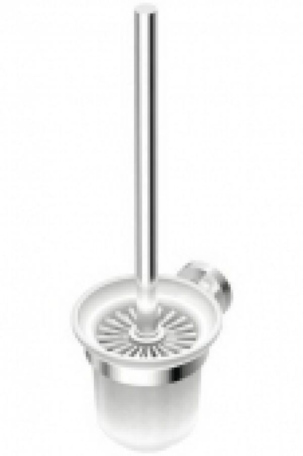 Ideal Standard IOM – Set porte brosse de toilette chrome / satiné