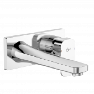 Ideal Standard Tonic II – Mitigeur monocommande lavabo pour montage mural avec projection 225 mm sans garniture de vidage chrome