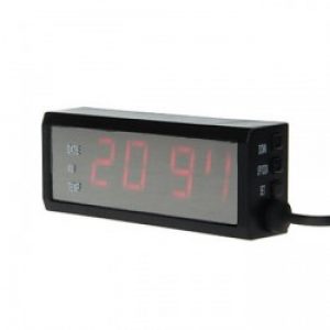 Indicateur Numérique à Led Noir, Tension 12V