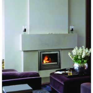 Insert à bois – pour surface de 90m2 -L58.5 x P45 x H58.8 cm – C110