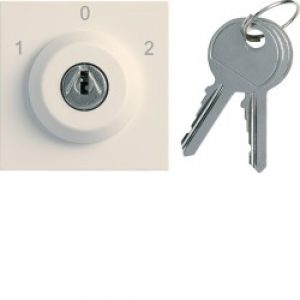 Inter clé 3 posi. 2M dune – APPAREILLAGE MURAL GALLERY HAGER WXF616D