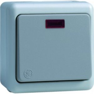 Interrupteur poussoir à voyant étanche – IP65 – Sintra