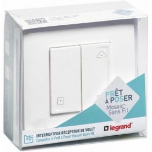 Interrupteur sans fil – supplémentaire – pour volet roulant – Mosaic