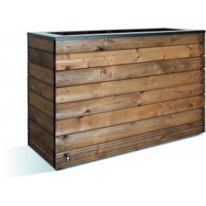 Jardinière en bois – 179 litres – 45 x 120 cm – hauteur 74 cm – Selekt