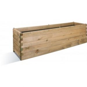 Jardinière en bois – 50 x 180 cm – 252 litres – OLEA 180