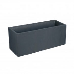 Jardinière VOLCANIA Gris anthracite 99,5 x 39,5 x 43,5 cm – 98L