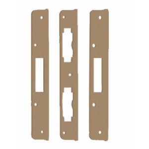 Jeu de 3 gâches renforcées 20x20mm pour serrrures TRILOCK 5000