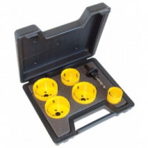 Jeu de 5 scies cloches C.K. + outils pour électricien 424044