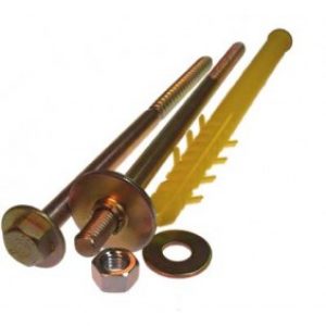 Jeu de fixations Plak-Plâtre pour chauffe-eau sur plaque de plâtre