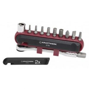 Jeu d’embouts avec cliquet réversible 1/4″ – 14 pièces – 3776