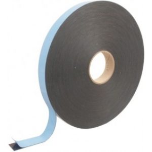 Joint adhésif double face noir pour fenêtre – rouleau de 66 m