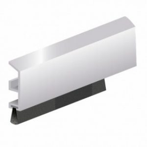 Joint isolant bas de porte, profilé ADS-B avec joint brosse en applique