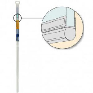 Joint tubulaire pour bas de porte de douche- Epaisseur 5 à 8mm – 1,00ml