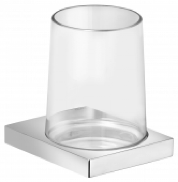 Keuco Edition 11 – Porte-verre chrome / clair