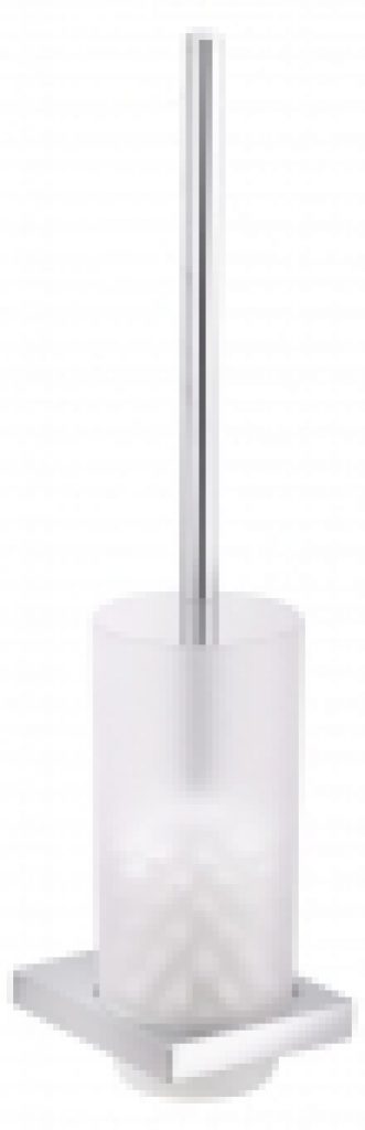 Keuco Edition 11 – Set porte brosse de toilette chrome / satiné