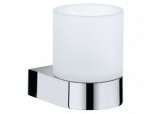 Keuco Edition 300 – Porte-verre cristal véritable-verre / chromé