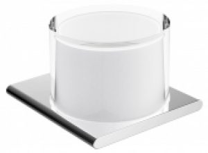 Keuco Edition 400 – Stülpbecher Echtkristall-Glas verchromt