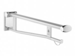 Keuco Plan care – SK-plan gérer WC Soins de 34903, à droite avec la radio de déclenchement, chrome. / Blanc, 850 mm