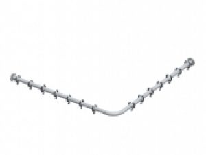 Keuco Plan – Ensemble de rideau de douche rails 14939