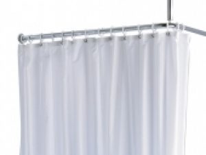 Keuco Plan – Uni 14943, 8 oeillets, anthracite, 1800 x 1400 mm Rideau