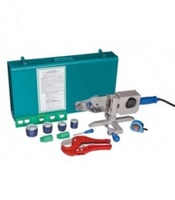 Kit appareil de soudage Aqua Plus avec machine a polyfusion +matrices+niveau+metre+ciseaux+support